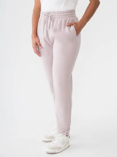 Womens Essential Fleece Trackpant Grey