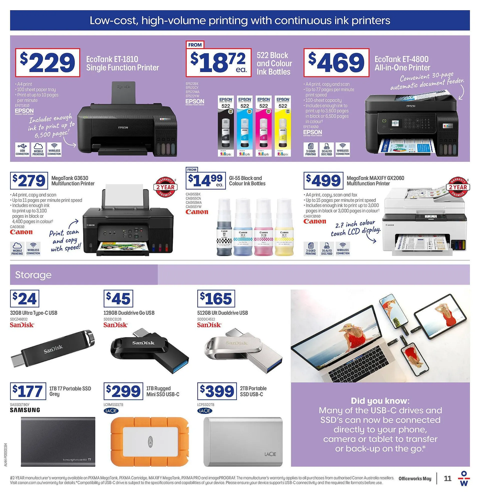 Officeworks catalogue - Catalogue valid from 7 May to 26 May 2025 - page 11