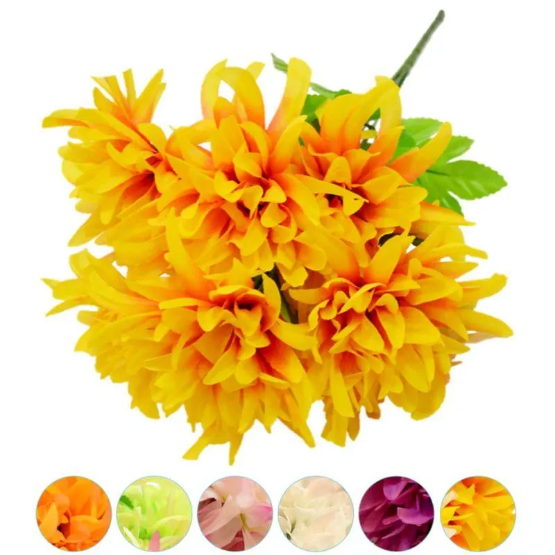 Artificial Dahlia Bunch 45cm