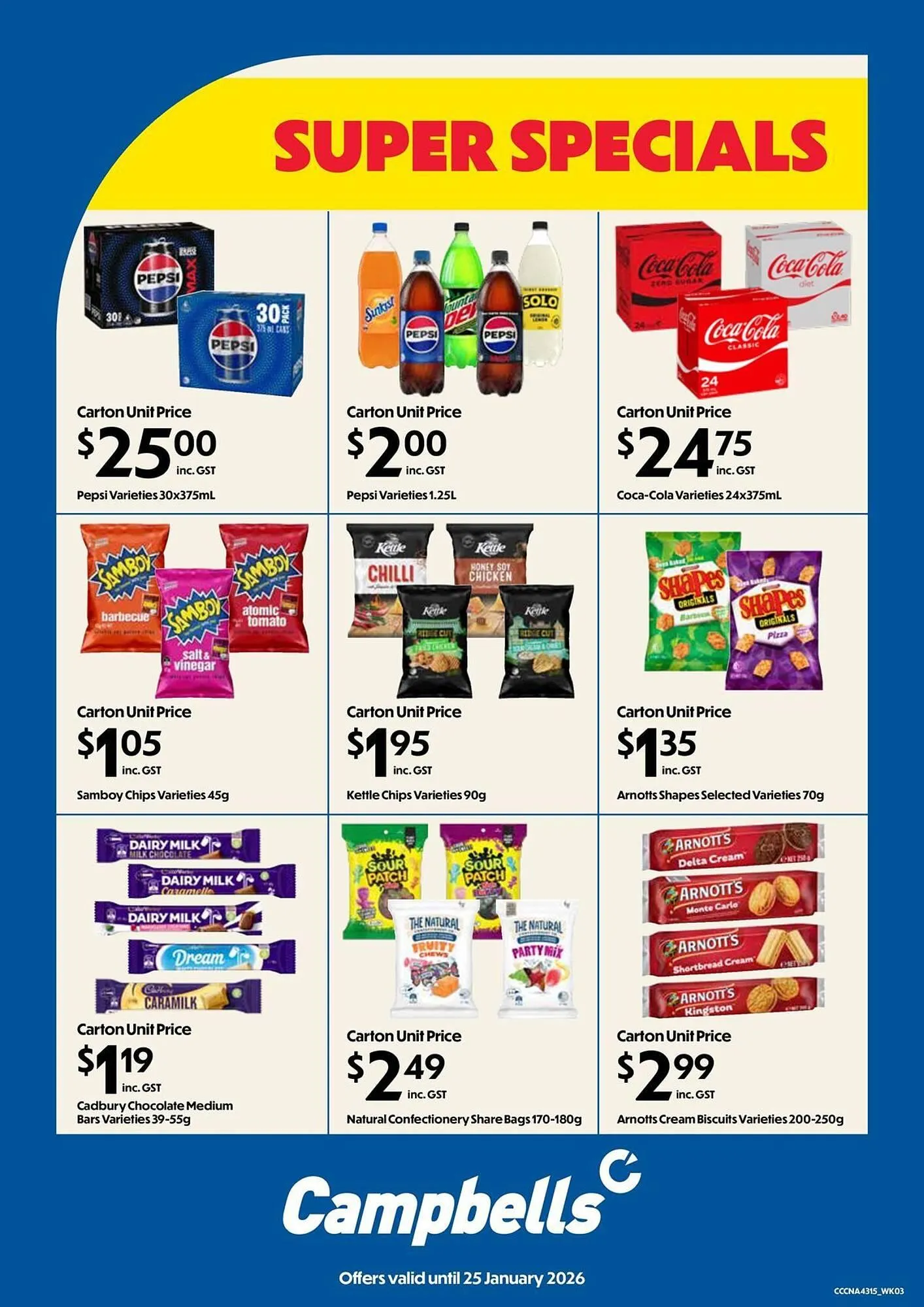 Campbells Wholesale catalogue - Catalogue valid from 12 January to 25 January 2026 - page 1
