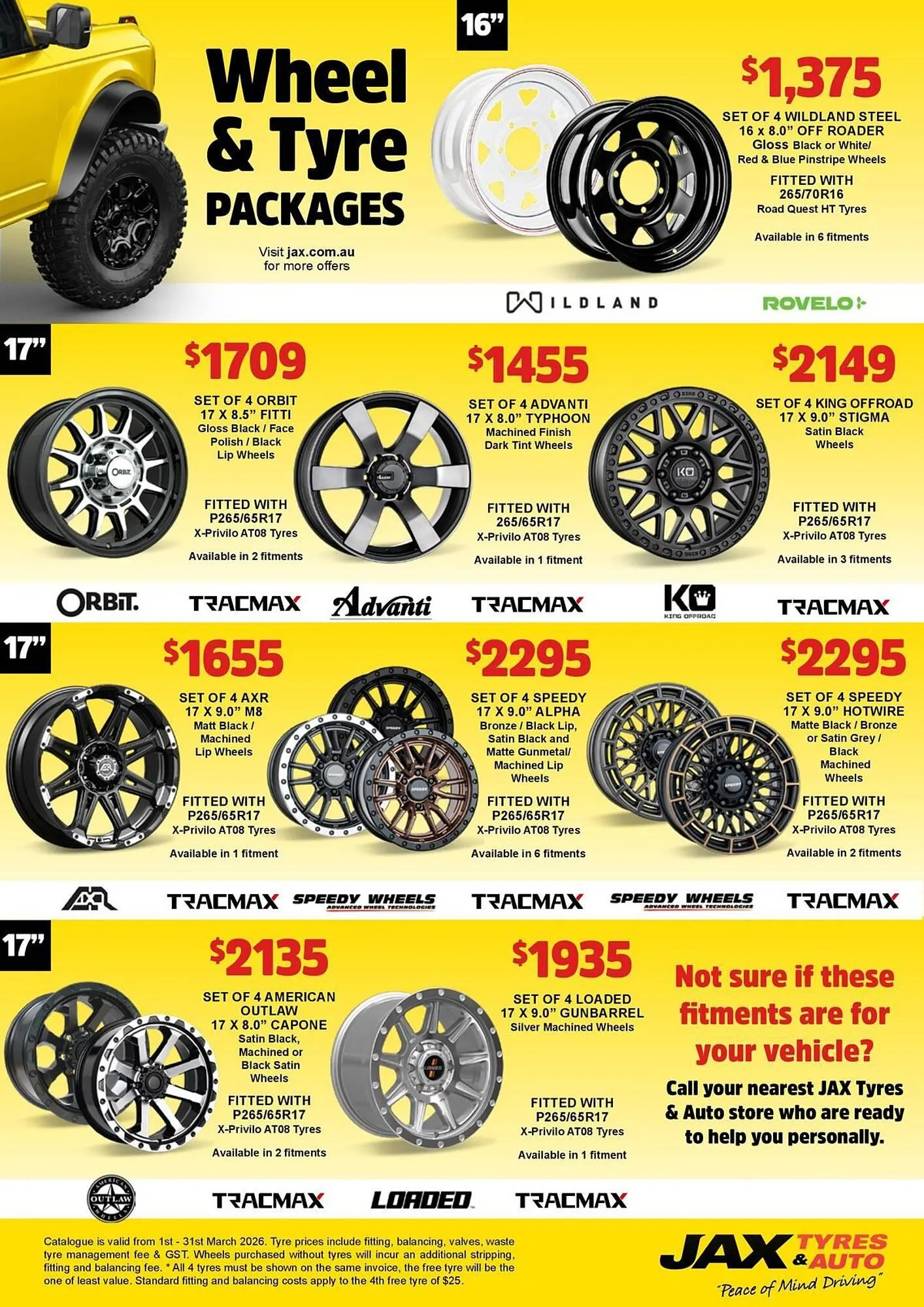 Jax Tyres catalogue - Catalogue valid from 2 March to 31 March 2026 - page 11