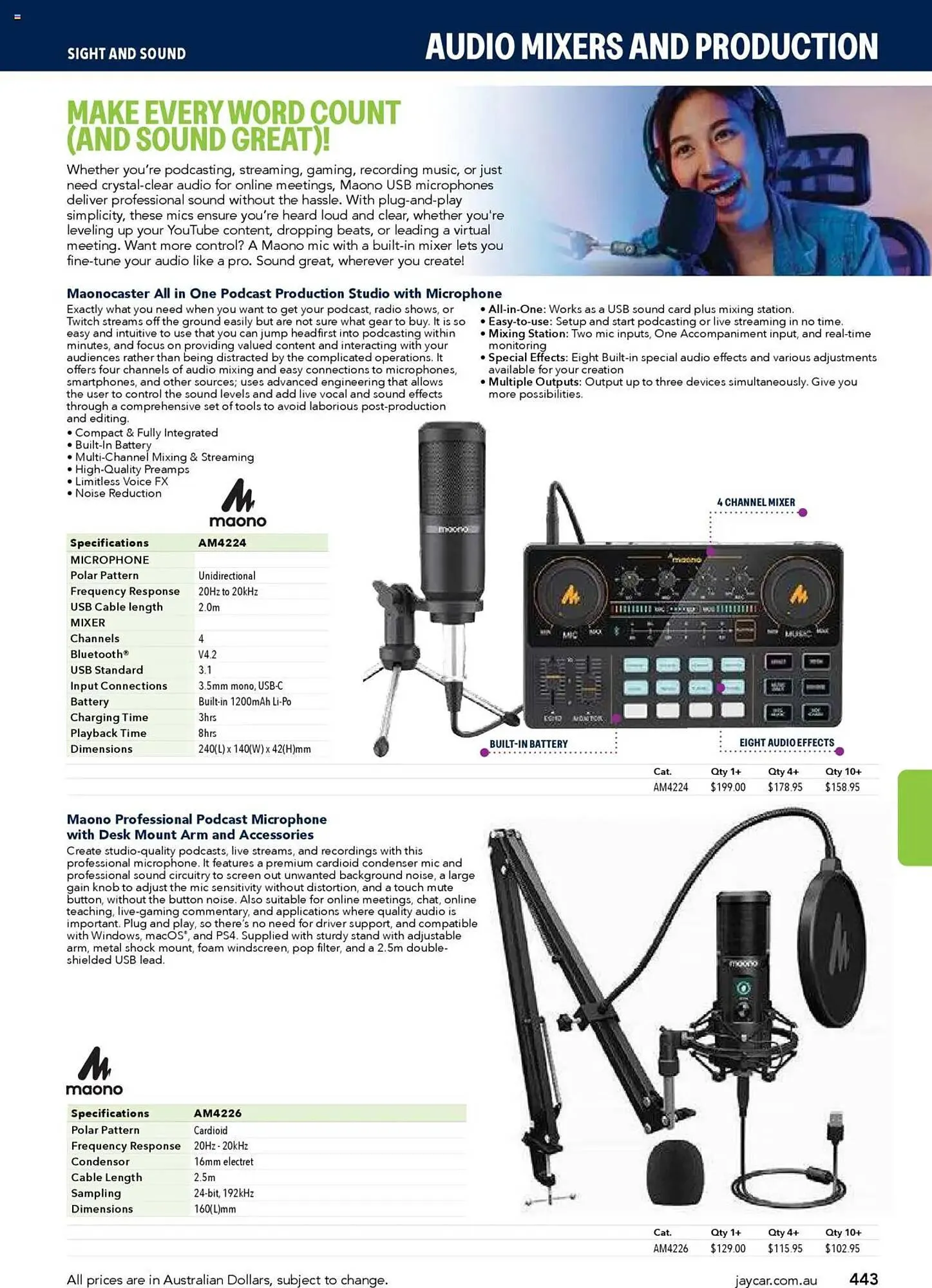 Jaycar Electronics catalogue - Catalogue valid from 8 July to 9 July 2026 - page 443