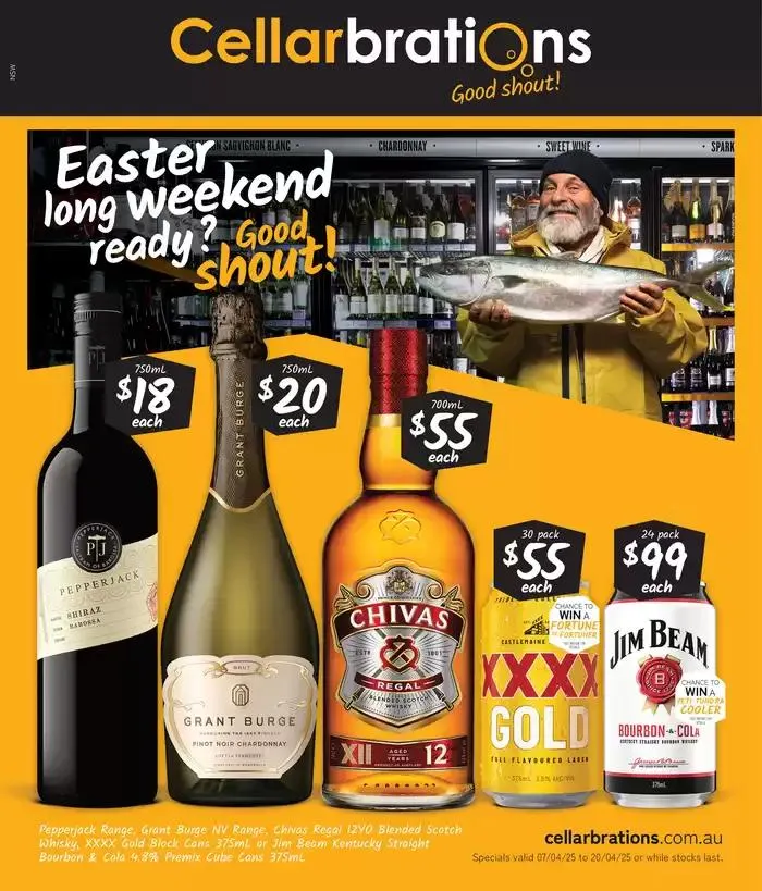 Easter long weekend ready? Good Shout! 07/04 - 1