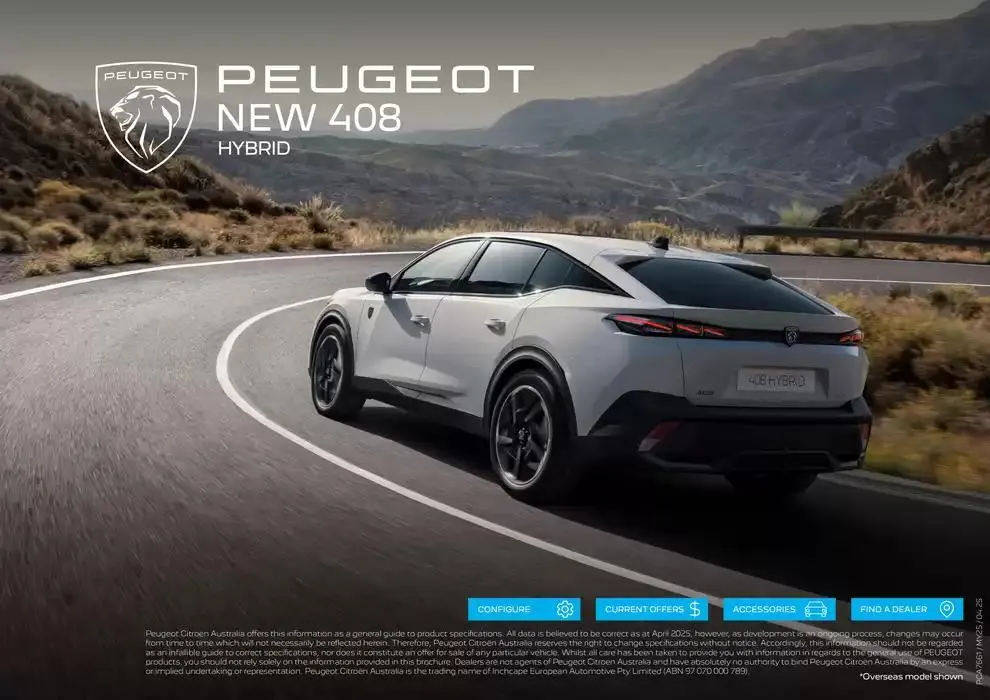 New 408 Hybrid - Catalogue valid from 7 April to 7 April 2026 - page 8