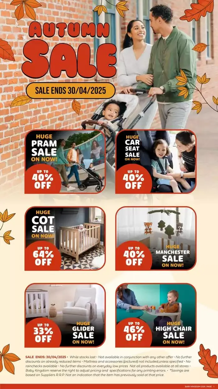 Autumn Sale - Catalogue valid from 1 April to 30 April 2025 - page 1