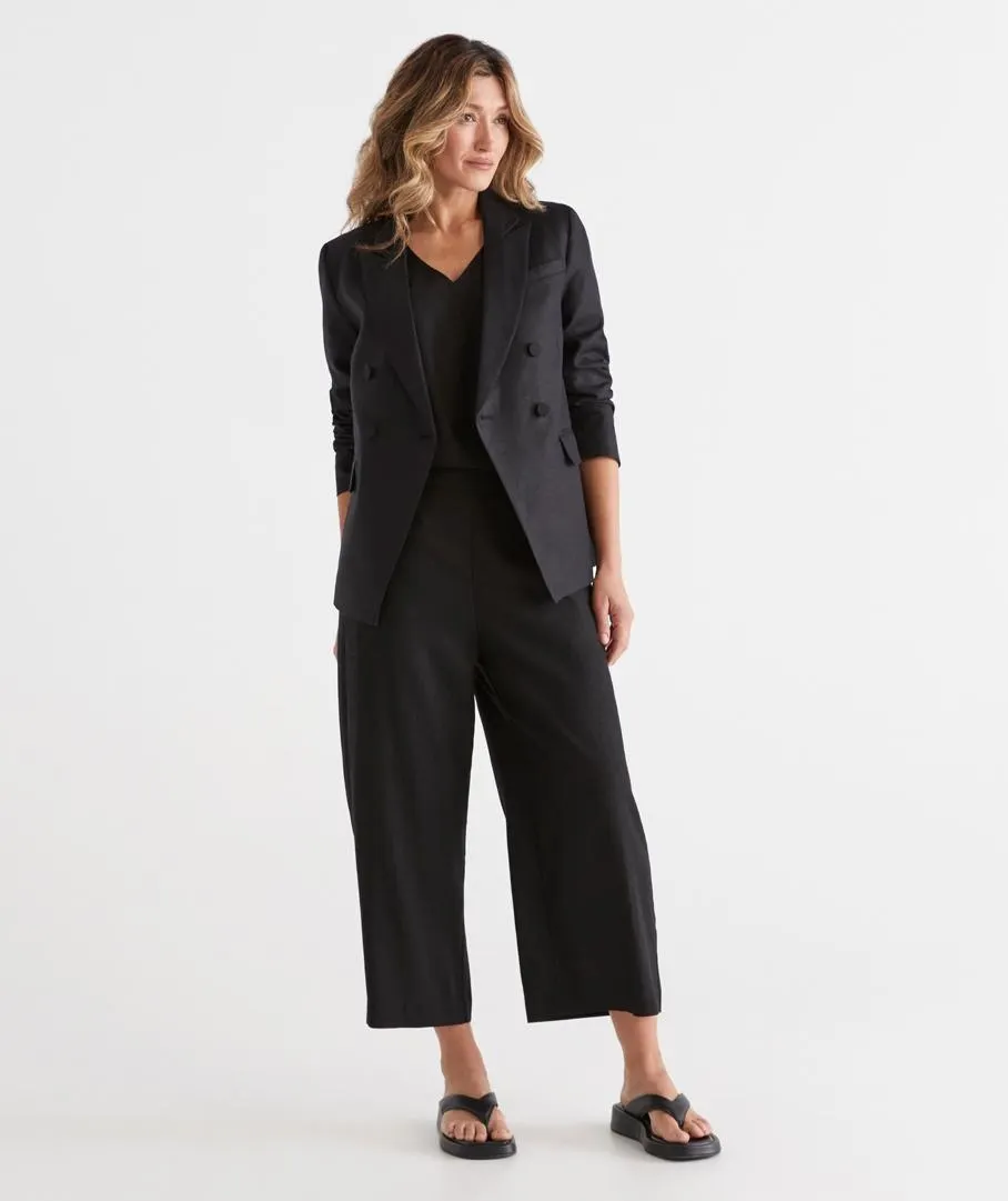 Double Breasted Cutaway Blazer