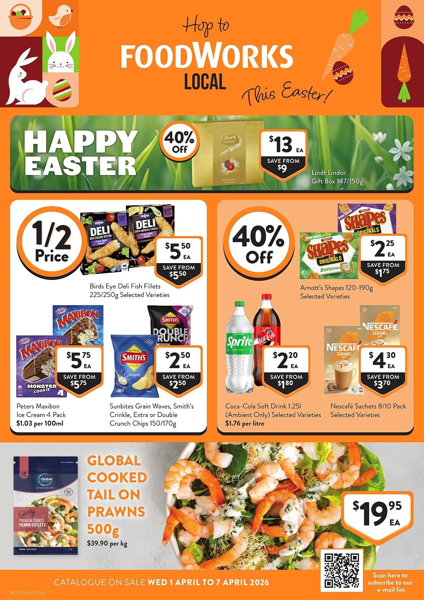 Foodworks catalogue - Catalogue valid from 1 April to 7 April 2026 - page 1