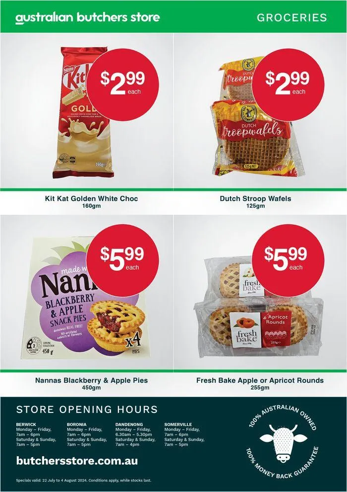 Weekly Specials - Catalogue valid from 22 July to 4 August 2024 - page 4