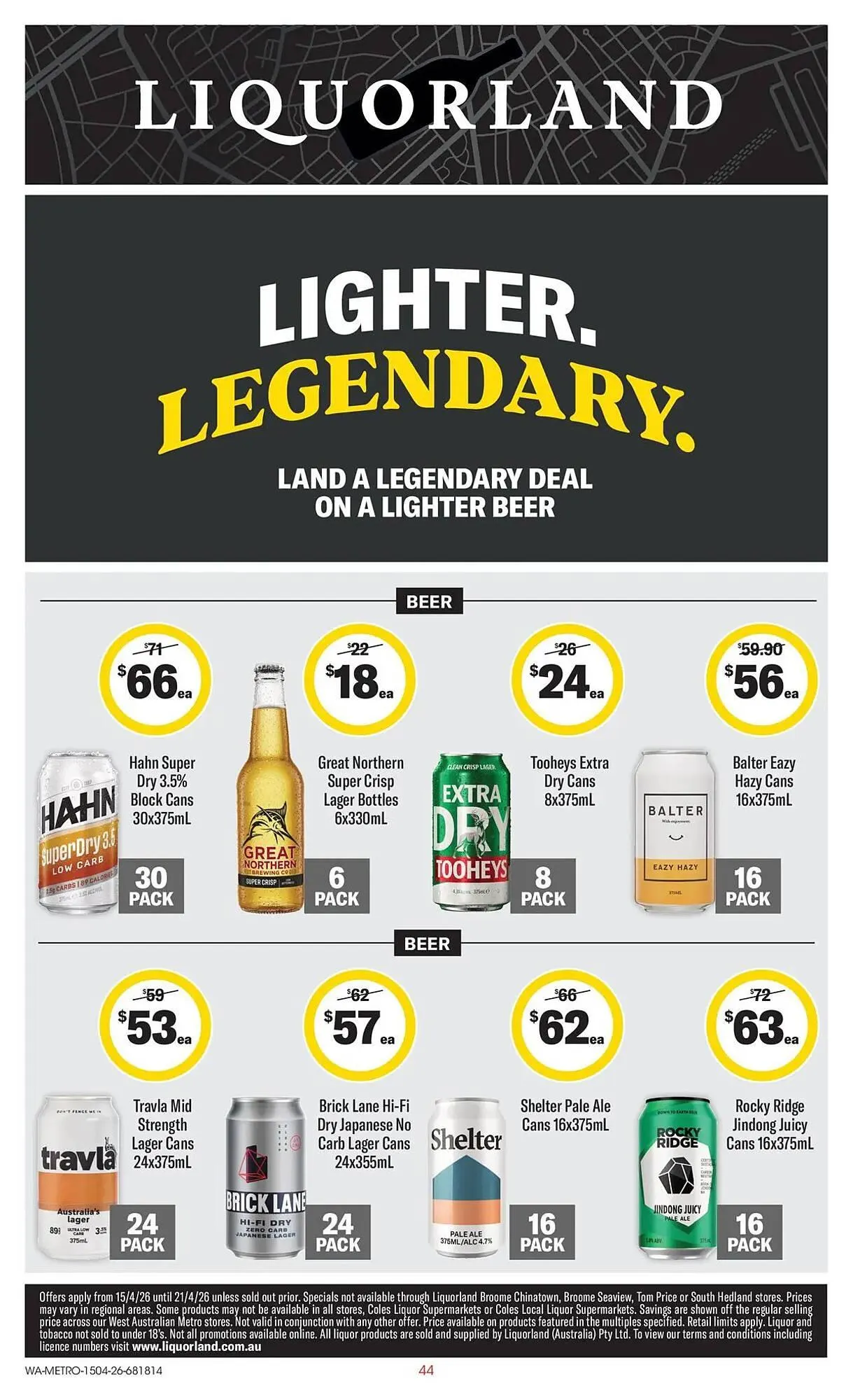 Coles catalogue - Catalogue valid from 15 April to 21 April 2026 - page 44