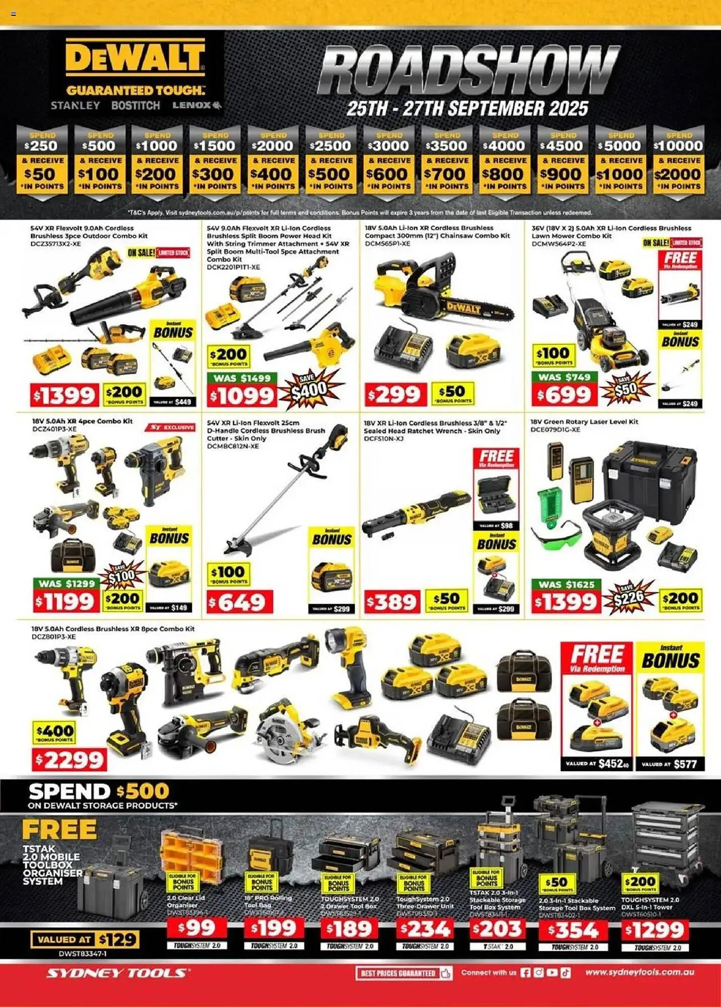 Sydney Tools catalogue - Catalogue valid from 25 September to 27 September 2025 - page 1