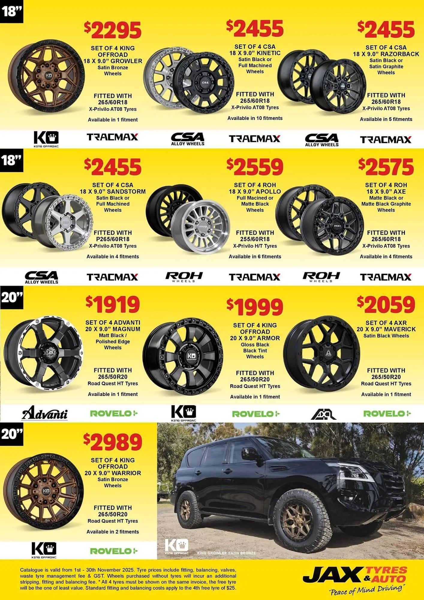 Jax Tyres catalogue - Catalogue valid from 3 November to 30 November 2025 - page 13