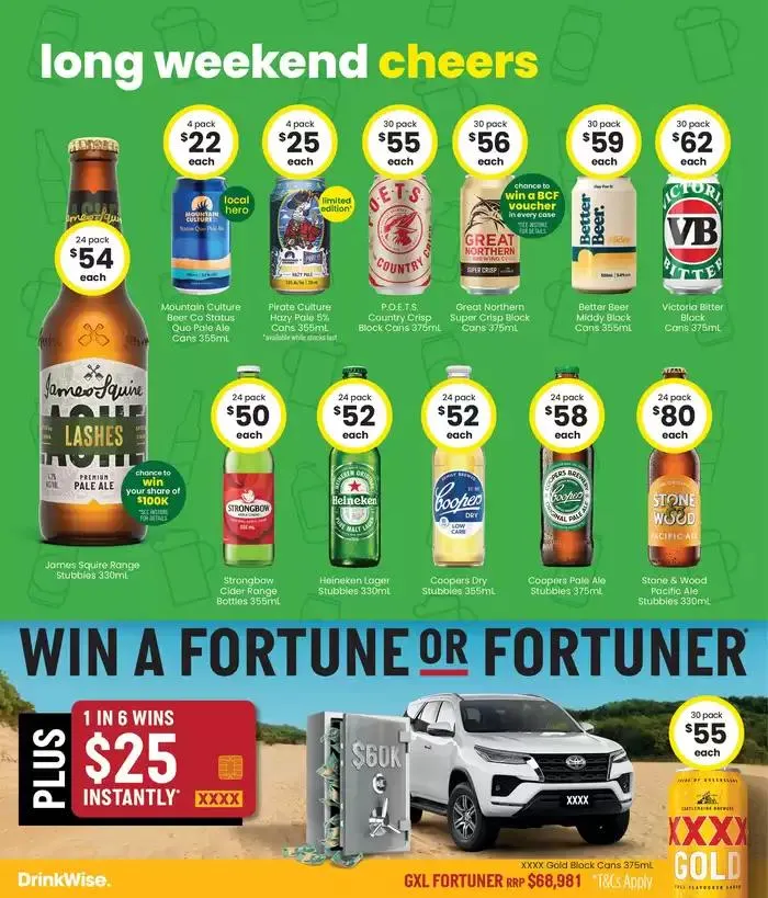 Good Value Booze, For Long Weekends. - Catalogue valid from 14 April to 27 April 2025 - page 4