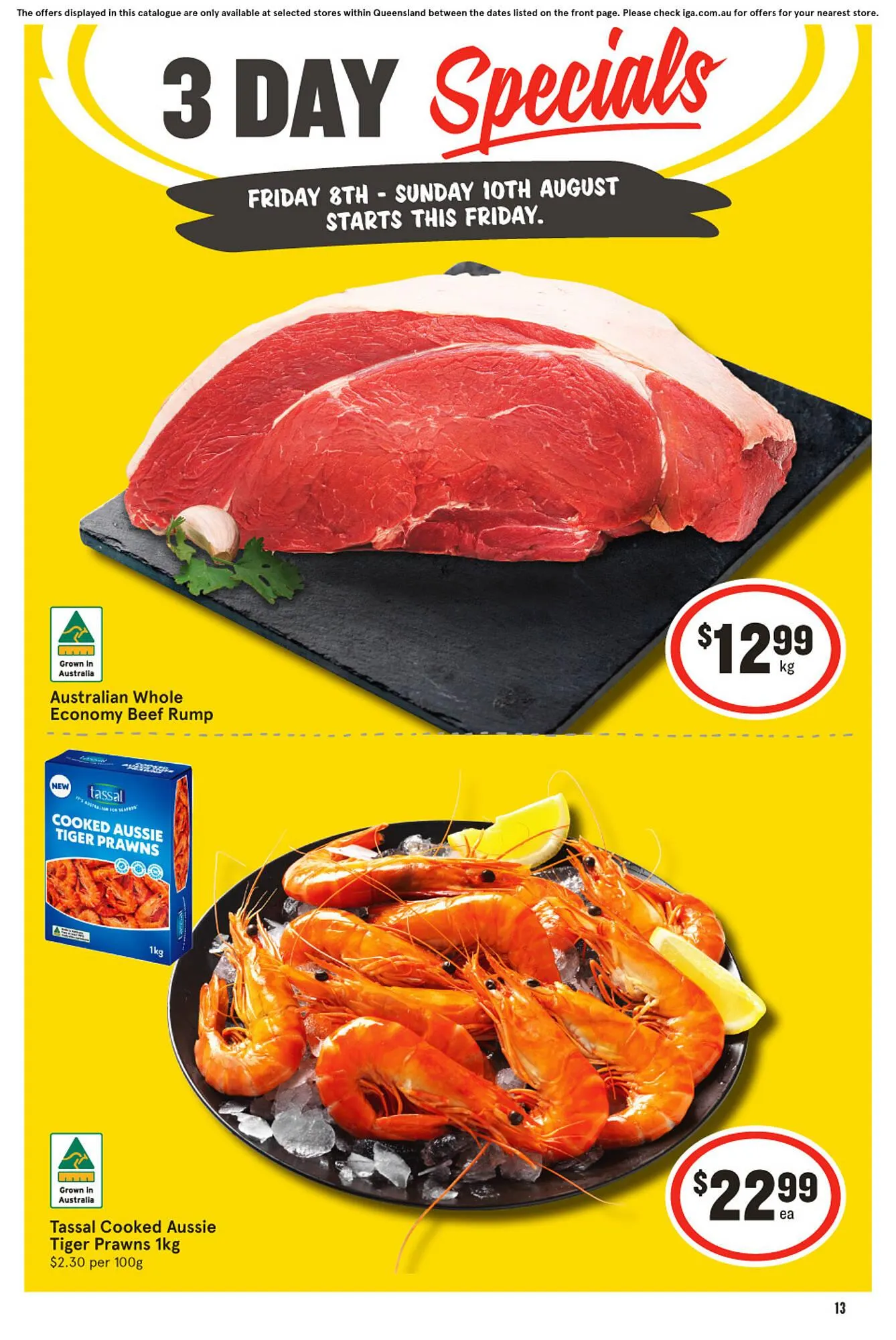 IGA catalogue - Catalogue valid from 8 August to 10 August 2025 - page 1