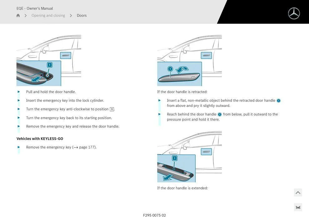 EQE Sedan - Catalogue valid from 11 September to 11 September 2025 - page 196