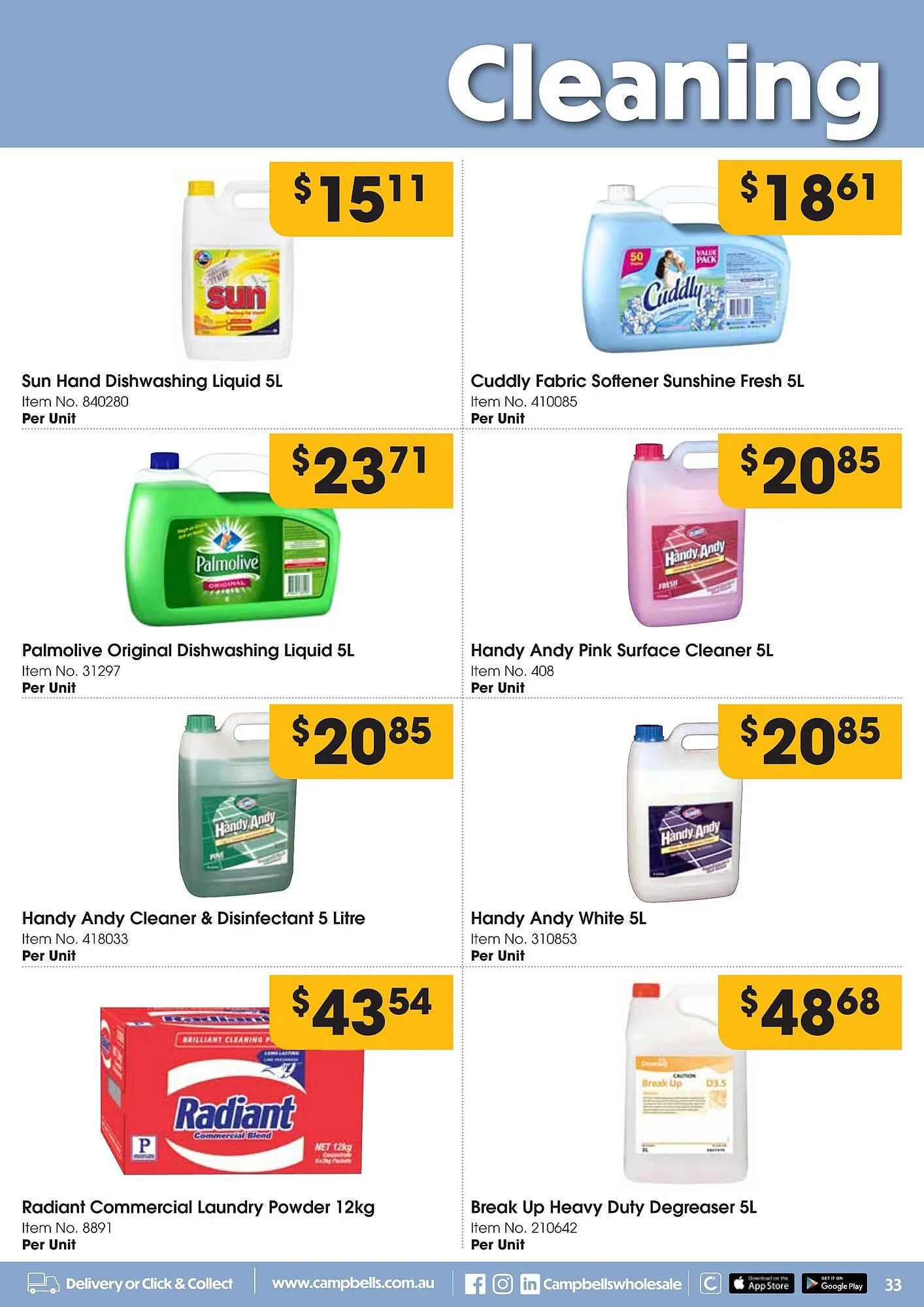 Campbells Wholesale catalogue - Catalogue valid from 28 April to 27 July 2025 - page 33