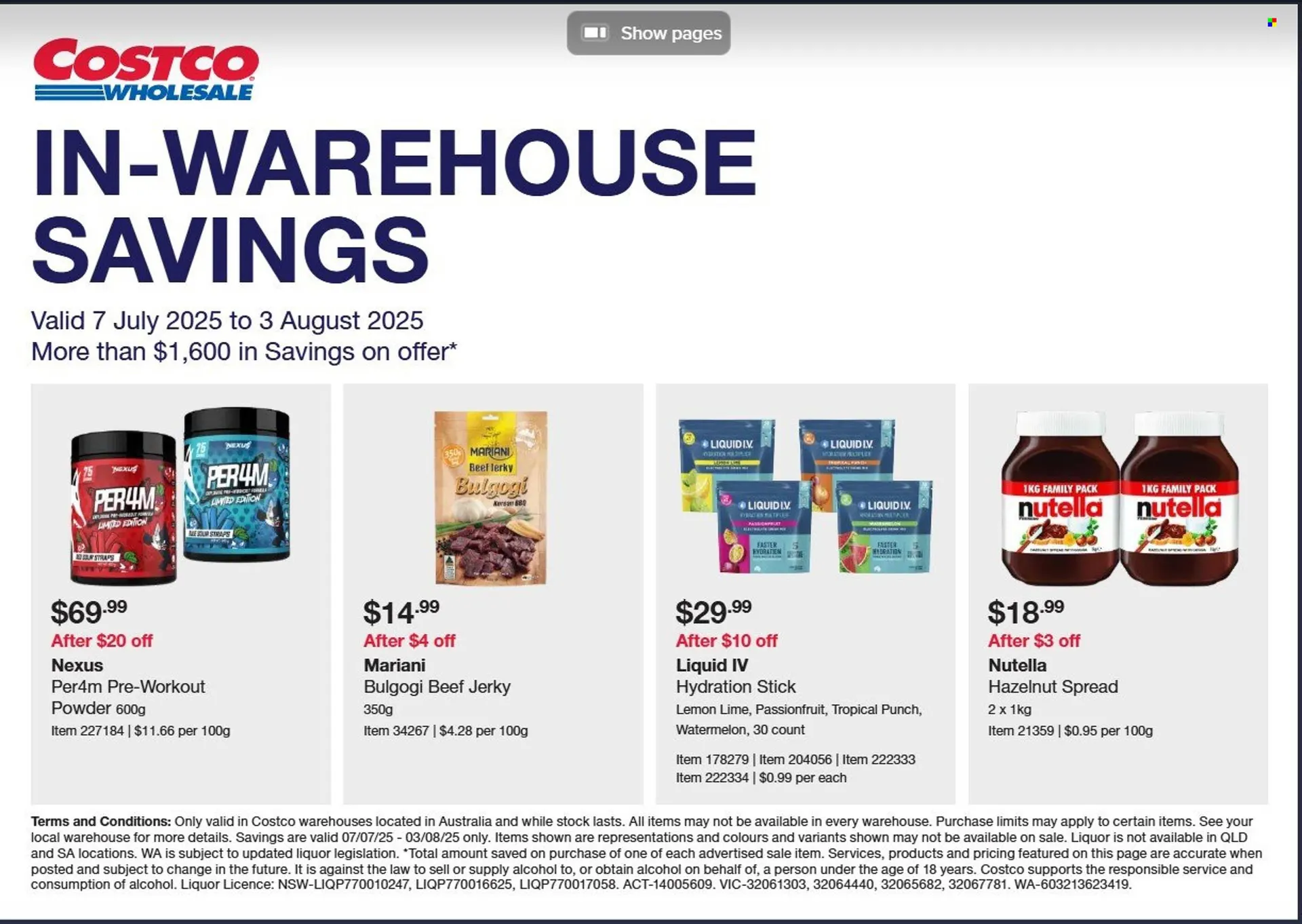 Costco catalogue - 1