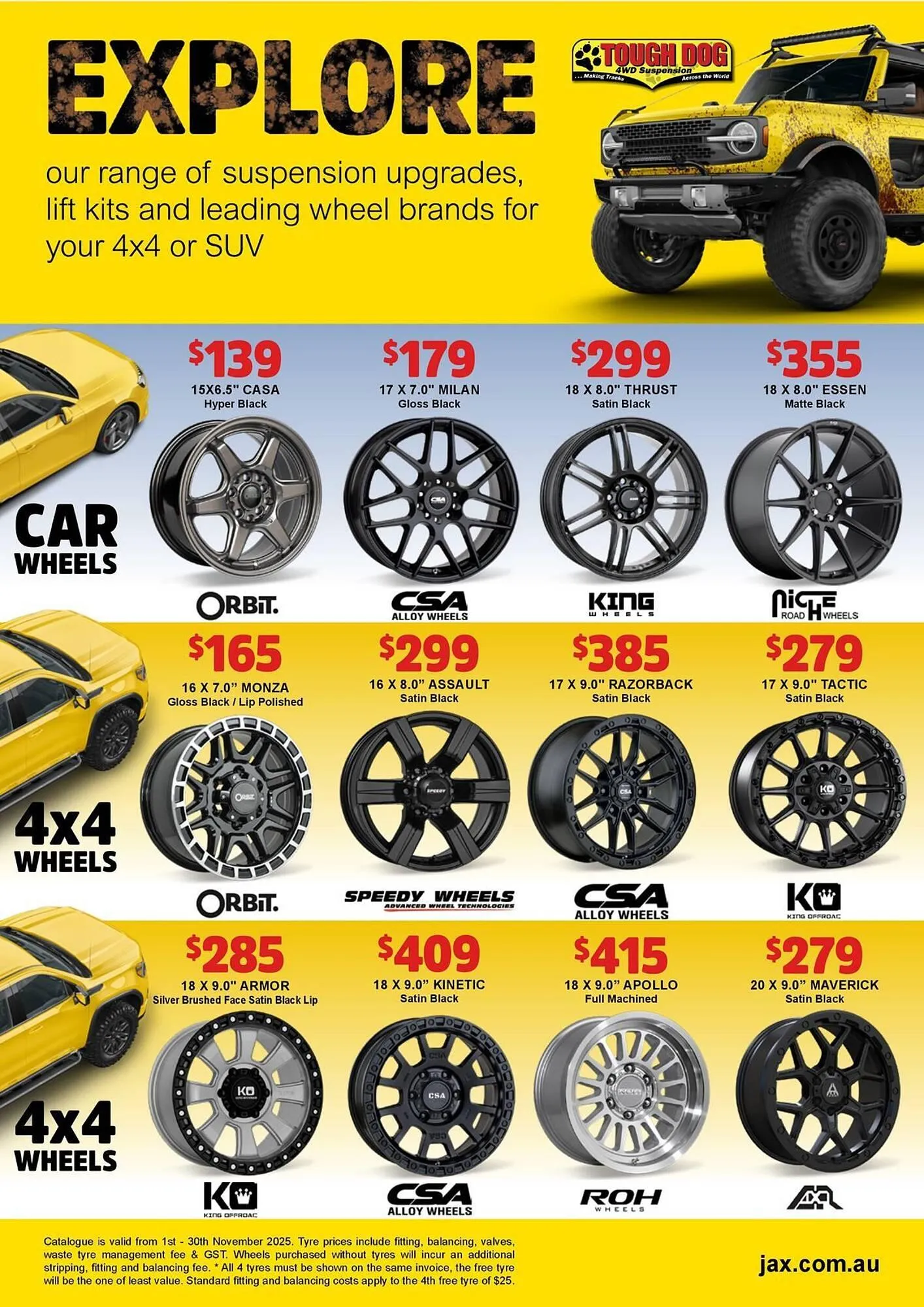 Jax Tyres catalogue - Catalogue valid from 3 November to 30 November 2025 - page 10