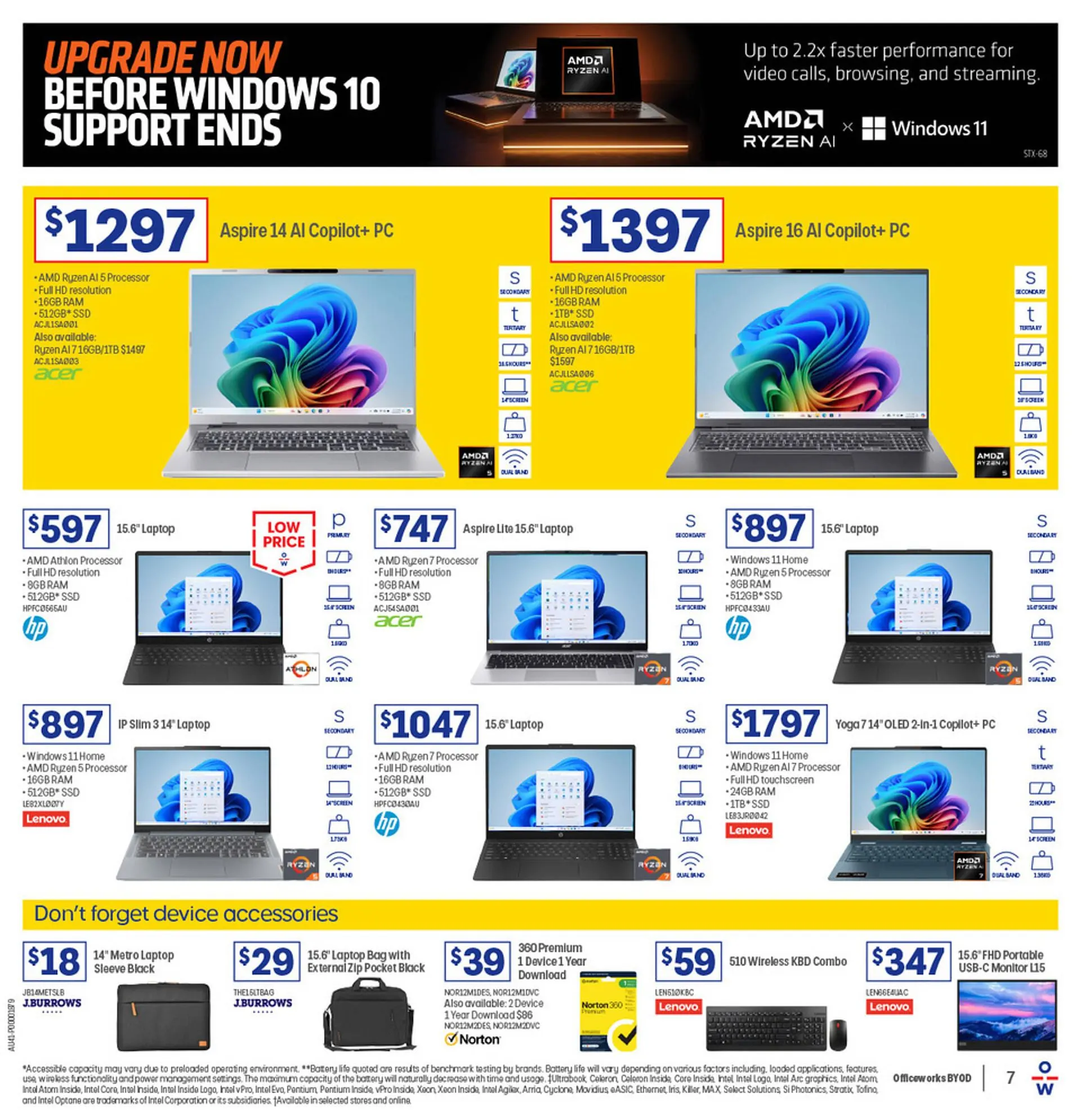 Officeworks catalogue - Catalogue valid from 1 October to 31 December 2025 - page 7