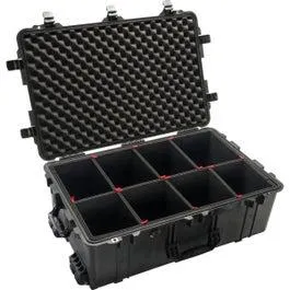 Pelican 1650 Case - Black with TrekPak Dividers