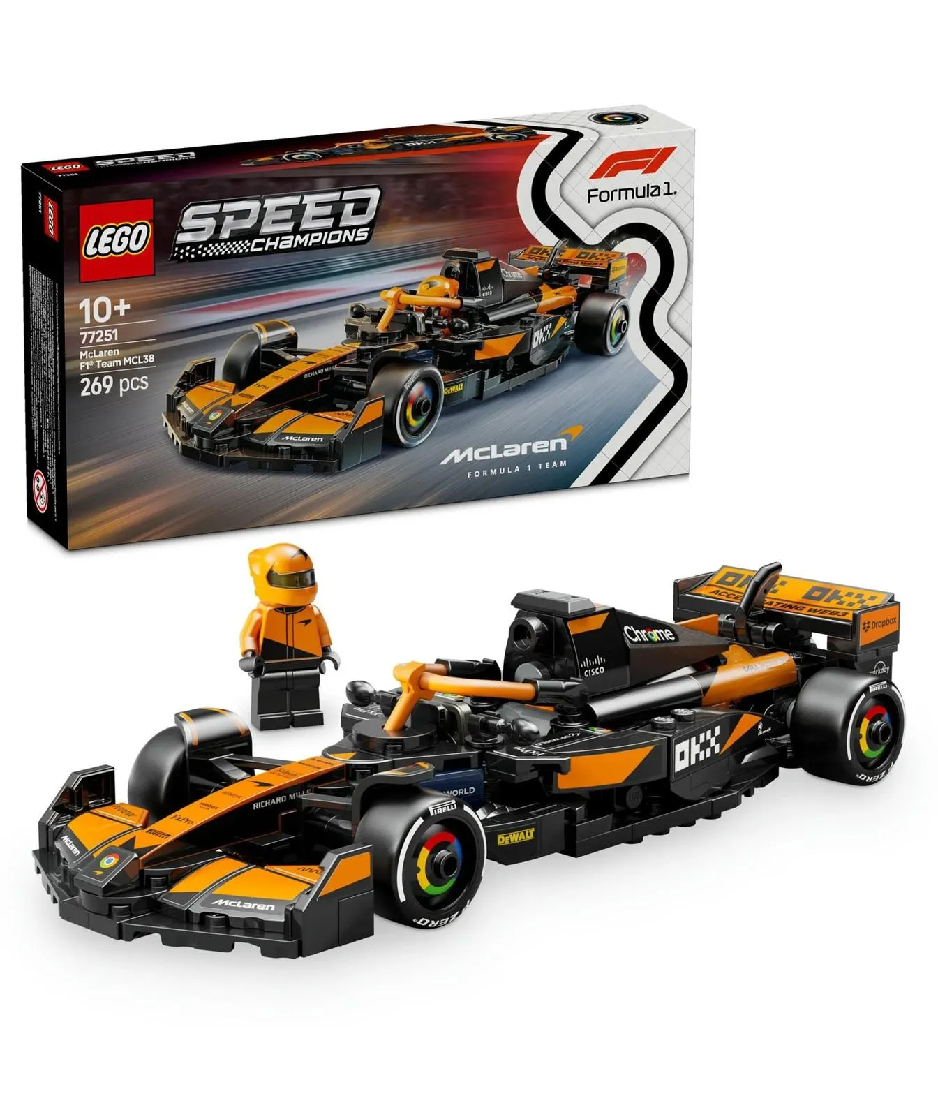 LEGO® Speed Champions McLaren F1® Team MCL38 Race Car 77251