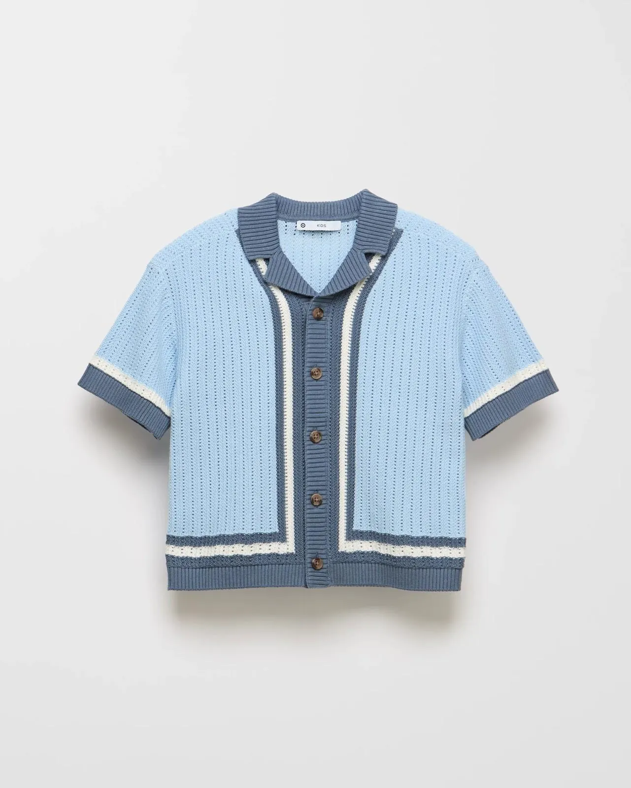 Australian Cotton Knit Shirt - Blue