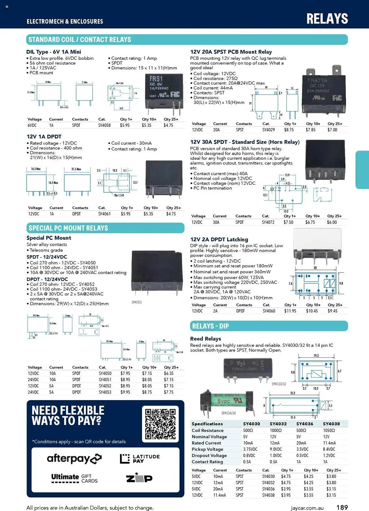 Jaycar Electronics catalogue - Catalogue valid from 8 July to 9 July 2026 - page 189