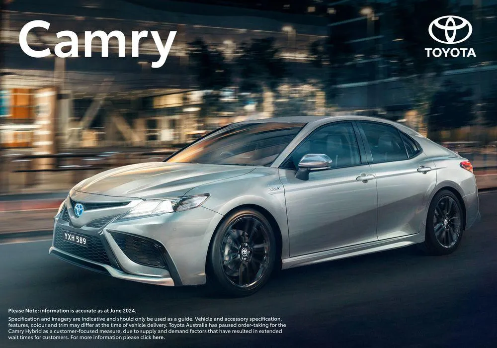 Toyota Camry - Catalogue valid from 18 June to 18 June 2025 - page 1