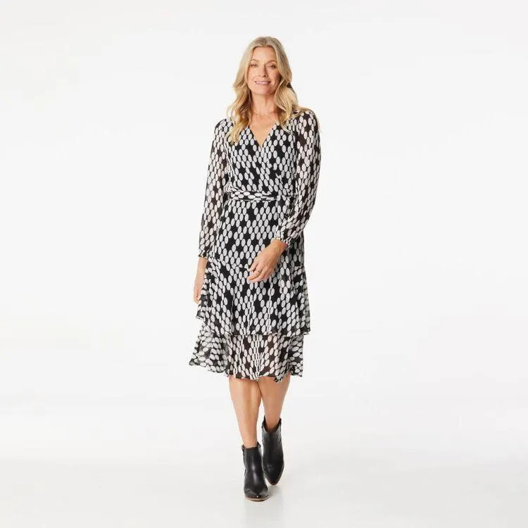 Jane Lamerton Women's Have a Dance Dress Black & Ivory