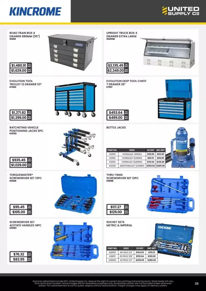  Tool Centre McKinnon APR-JUN 25 - Catalogue valid from 1 April to 30 June 2025 - page 33