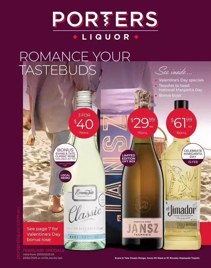 Romance your Tastebuds. - Catalogue valid from 29 January to 25 February 2025 - page 1
