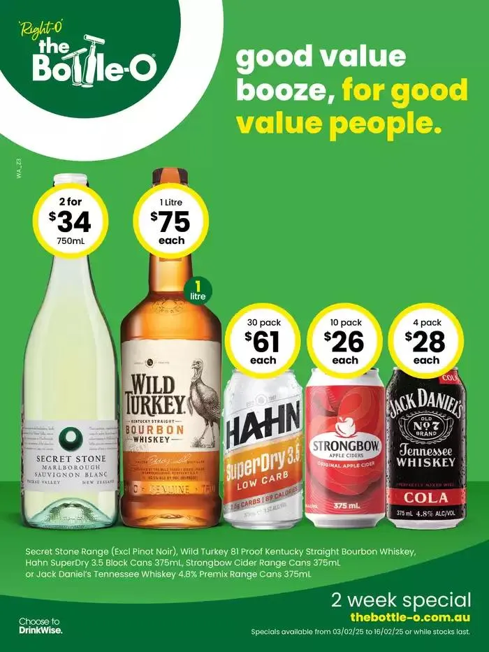 Good Value Booze, For Good Value People 03/02 - 1