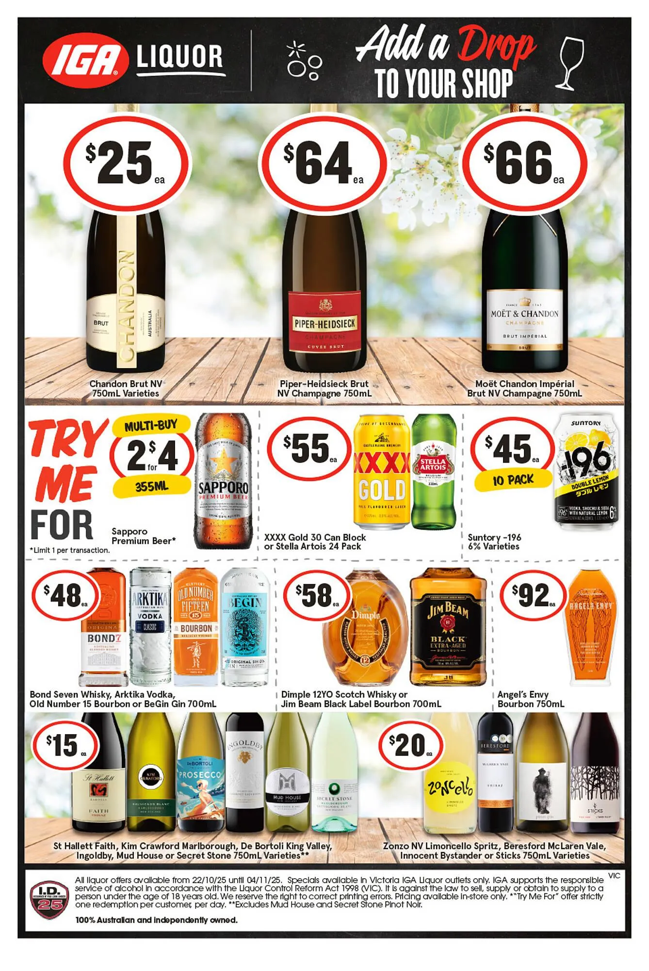 IGA Liquor catalogue - 1