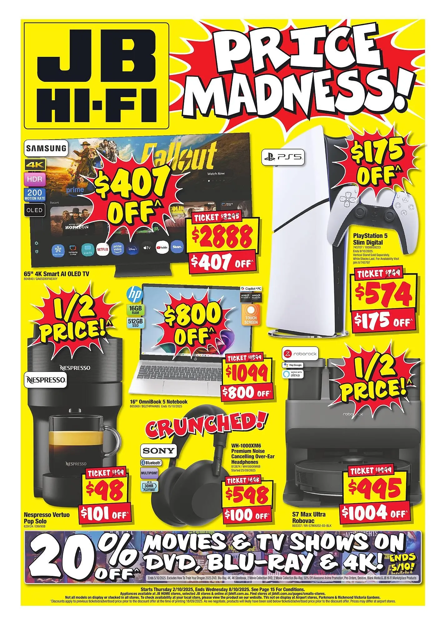 JB Hi-Fi catalogue - Catalogue valid from 2 October to 8 October 2025 - page 1
