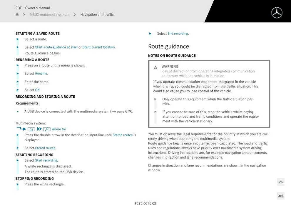 EQE Sedan - Catalogue valid from 11 September to 11 September 2025 - page 602