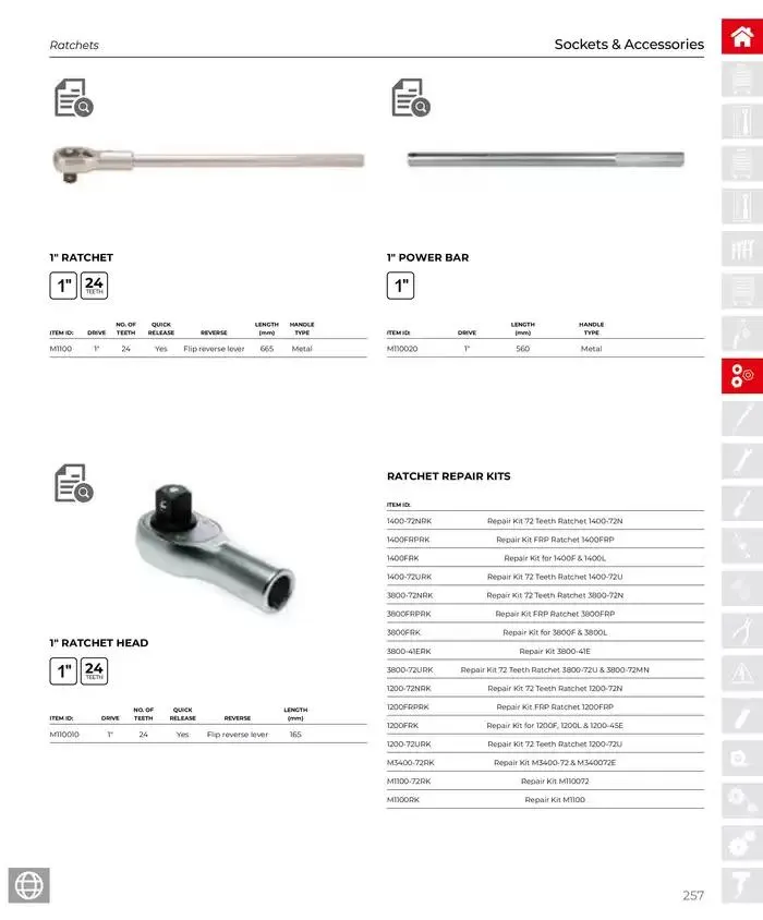 Product Catalogue - Catalogue valid from 28 March to 31 December 2025 - page 258