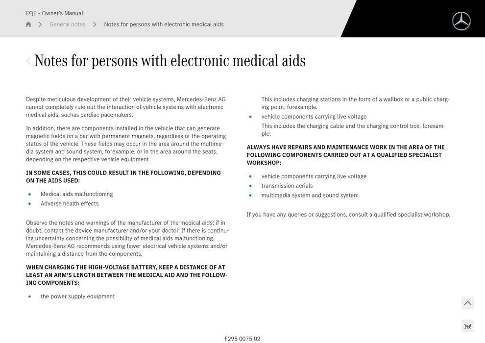 EQE Sedan - Catalogue valid from 11 September to 11 September 2025 - page 116