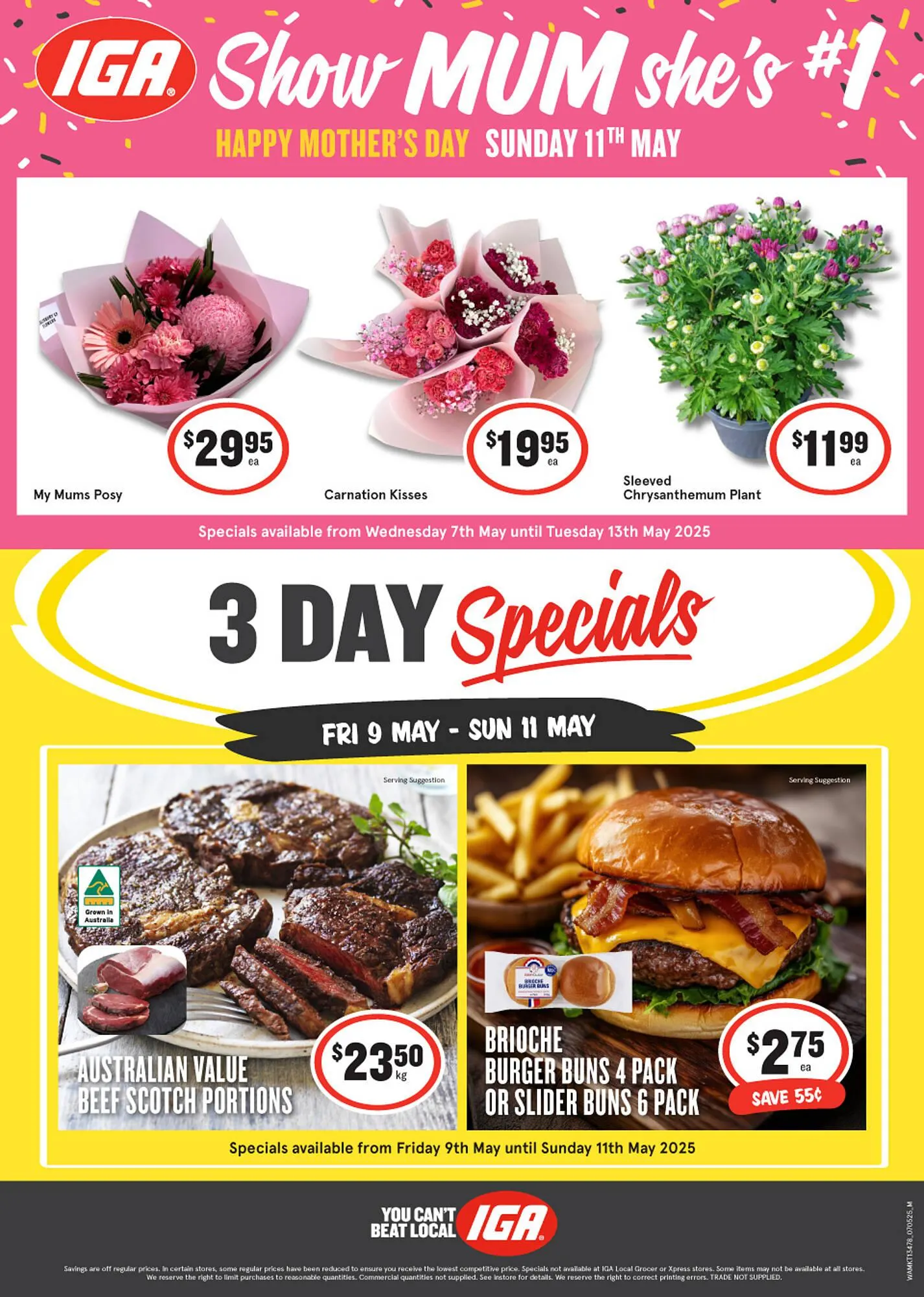 IGA catalogue - Catalogue valid from 9 May to 11 May 2025 - page 1