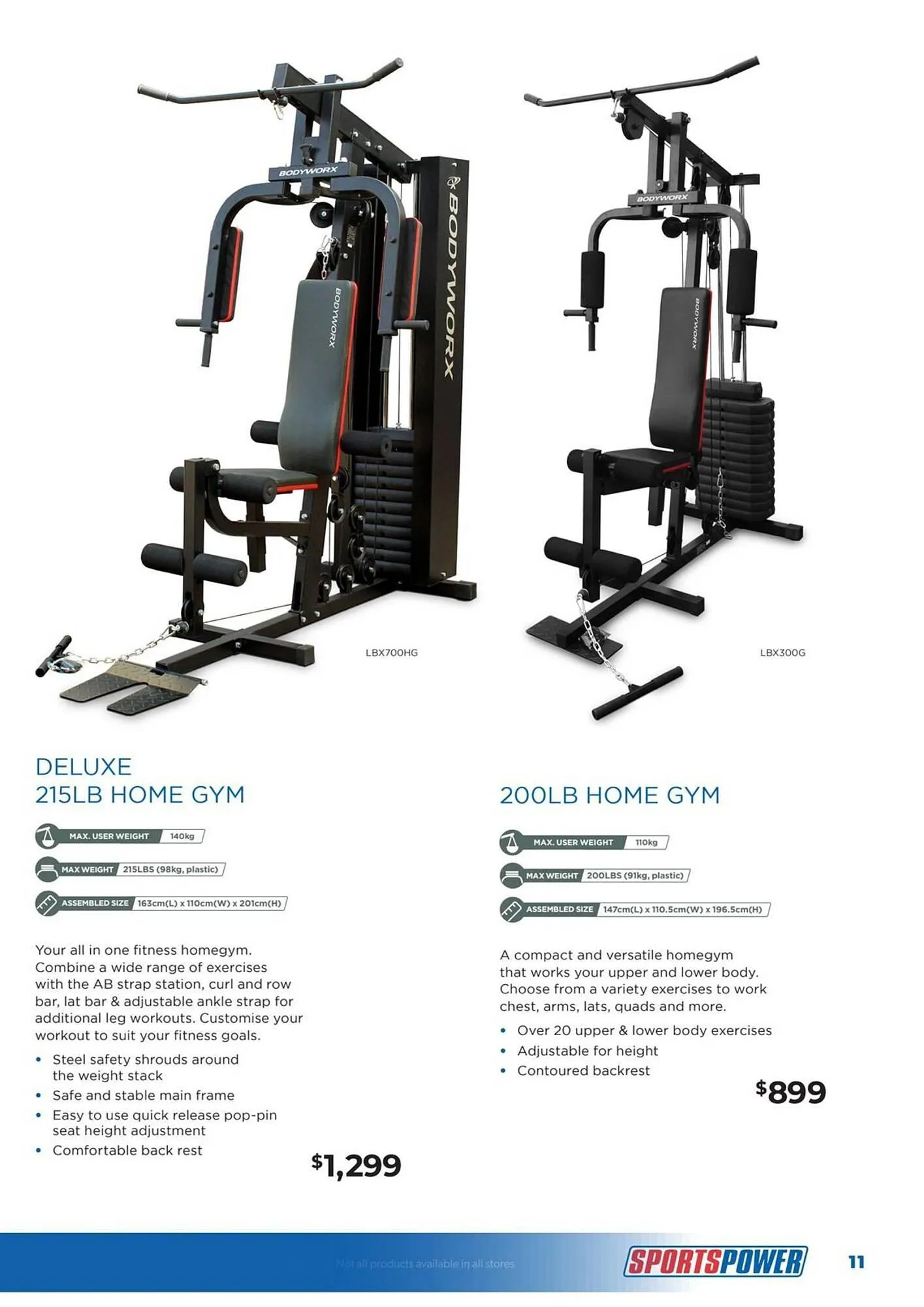 Sportspower catalogue - Catalogue valid from 1 April to 31 December 2026 - page 11