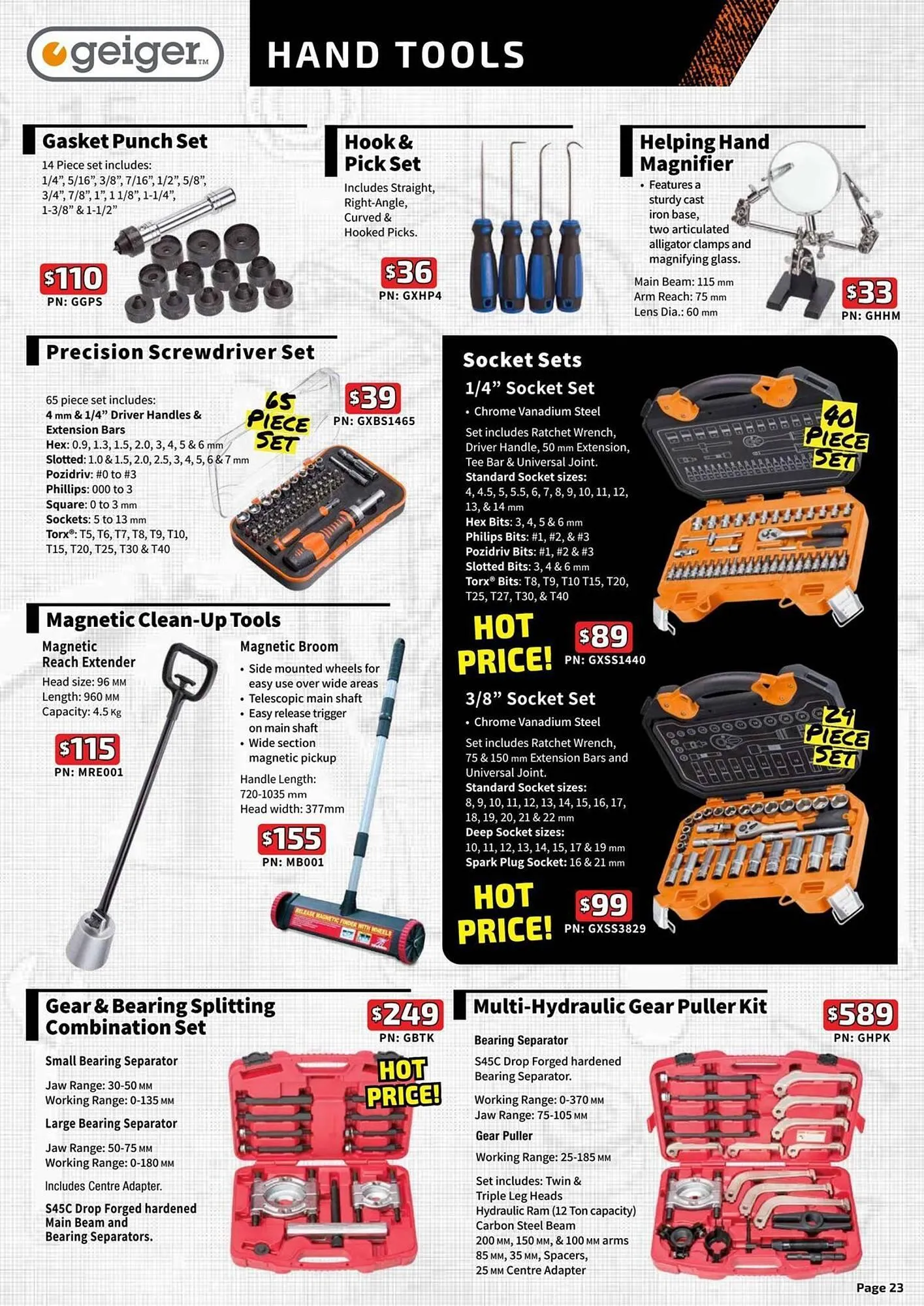 Kincrome catalogue - Catalogue valid from 17 July to 31 October 2025 - page 23