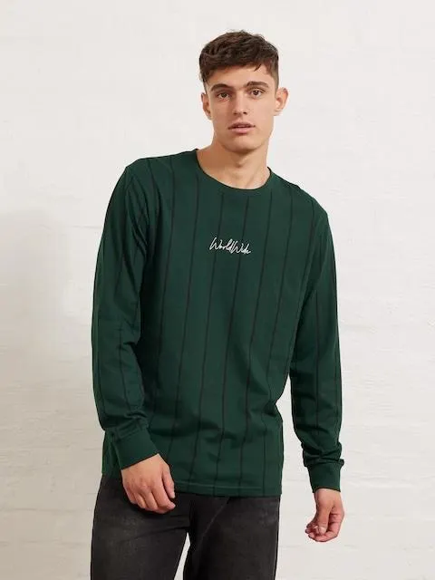 Emerald Aop Vstrp Wwide Ls Tee