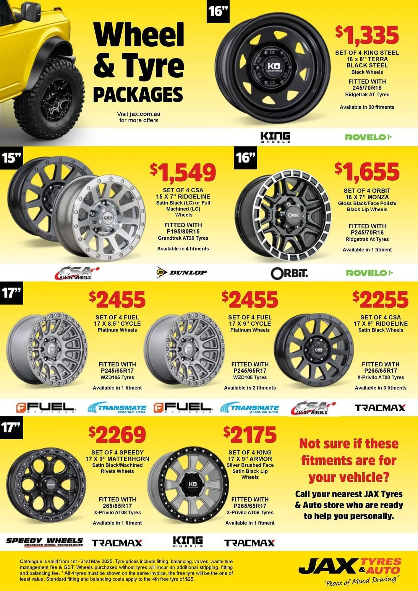 Jax Tyres catalogue - Catalogue valid from 5 May to 31 May 2025 - page 11