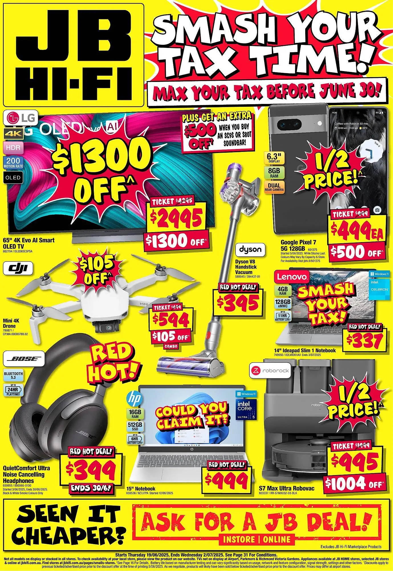 JB Hi-Fi catalogue - Catalogue valid from 19 June to 2 July 2025 - page 1