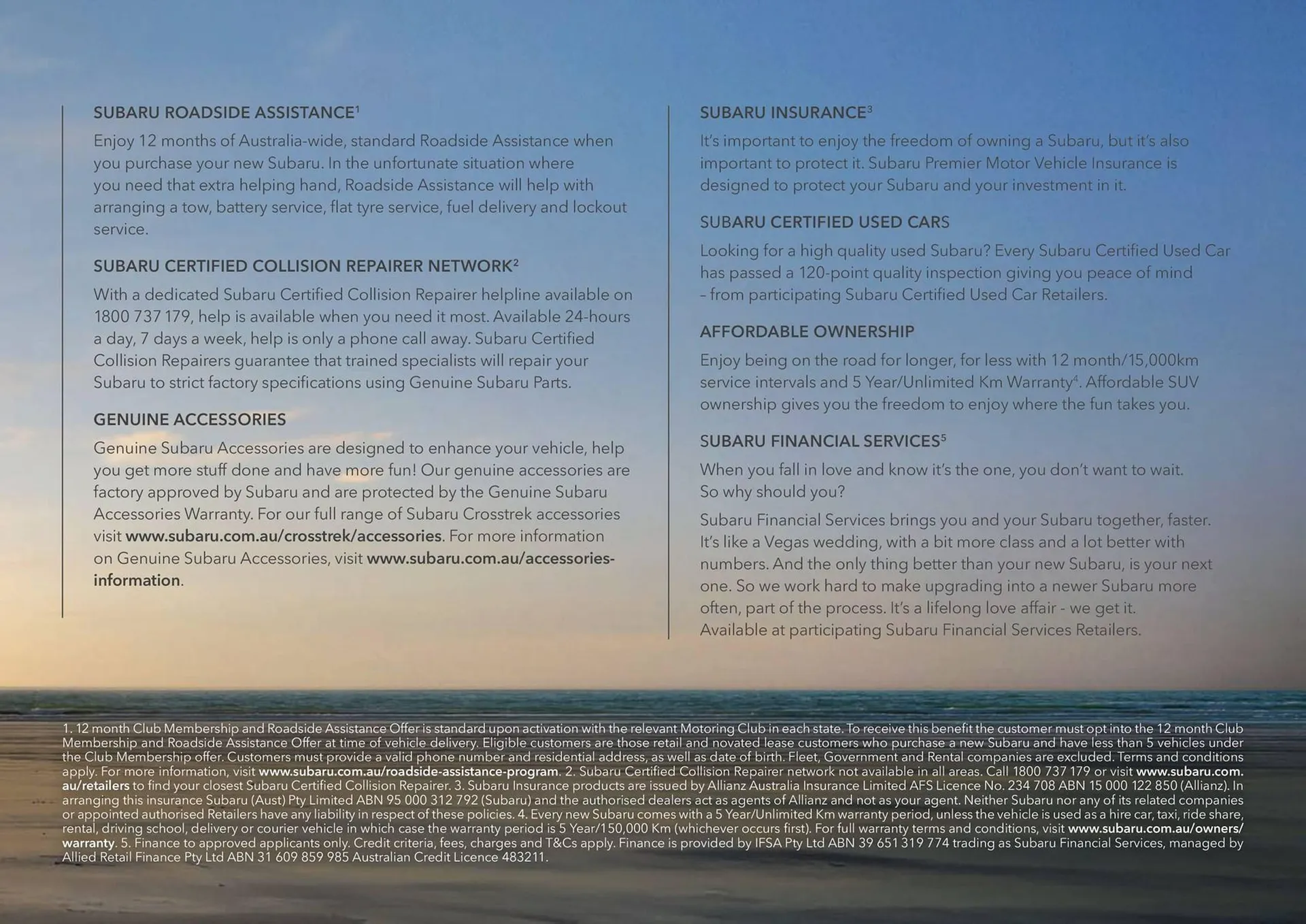 Subaru catalogue - Catalogue valid from 20 June to 20 June 2026 - page 57