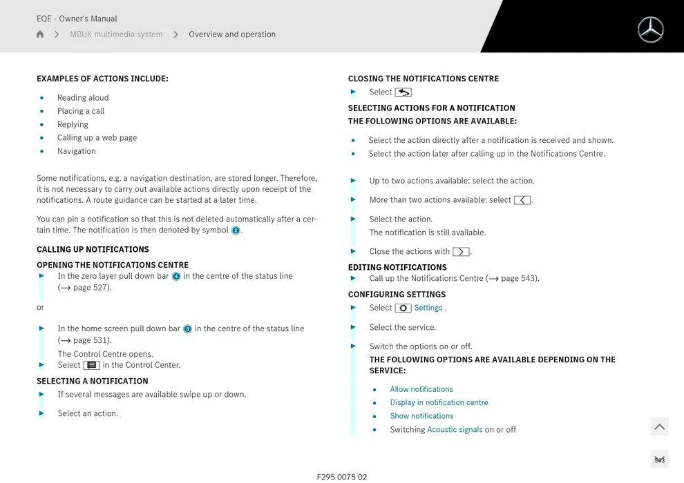 EQE Sedan - Catalogue valid from 11 September to 11 September 2025 - page 543