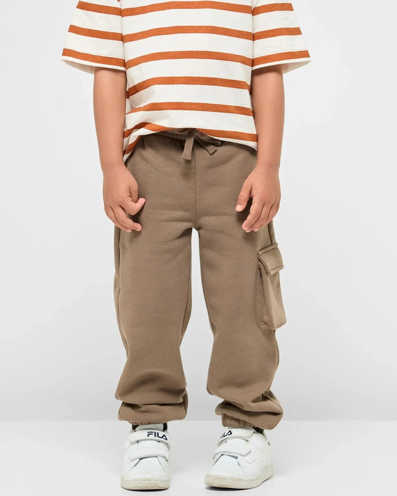 Relaxed Cargo Trackpant - Brown