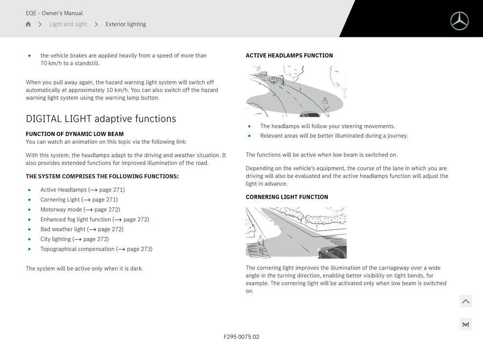 EQE Sedan - Catalogue valid from 11 September to 11 September 2025 - page 271