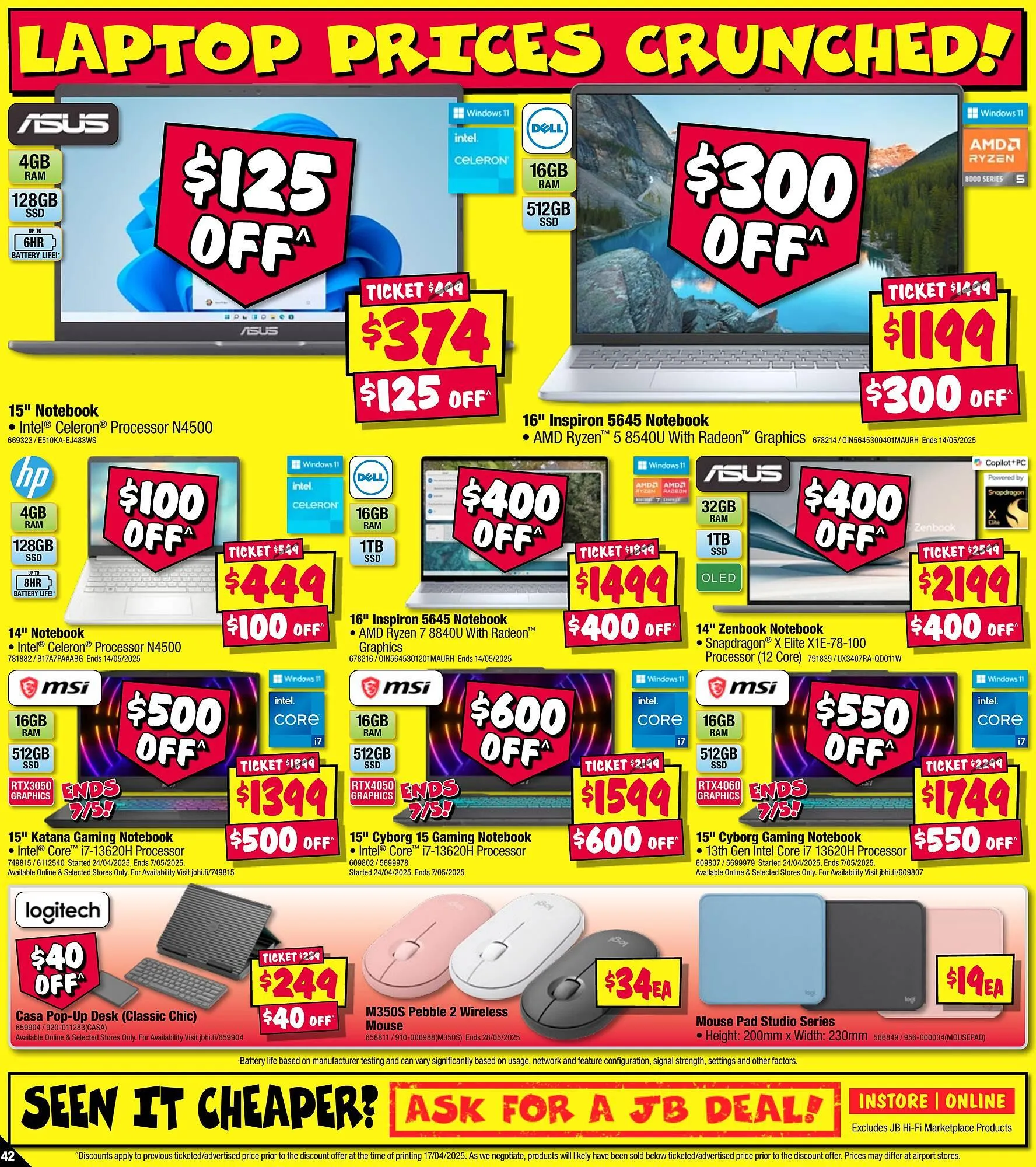 JB Hi-Fi catalogue - Catalogue valid from 1 May to 11 May 2025 - page 42