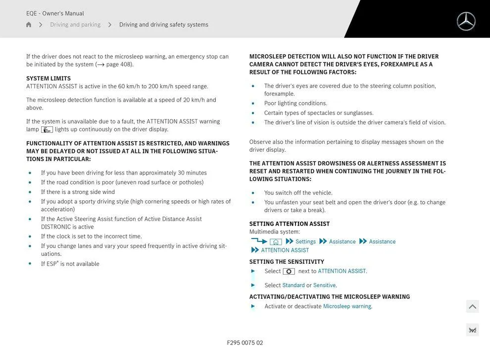 EQE Sedan - Catalogue valid from 11 September to 11 September 2025 - page 392