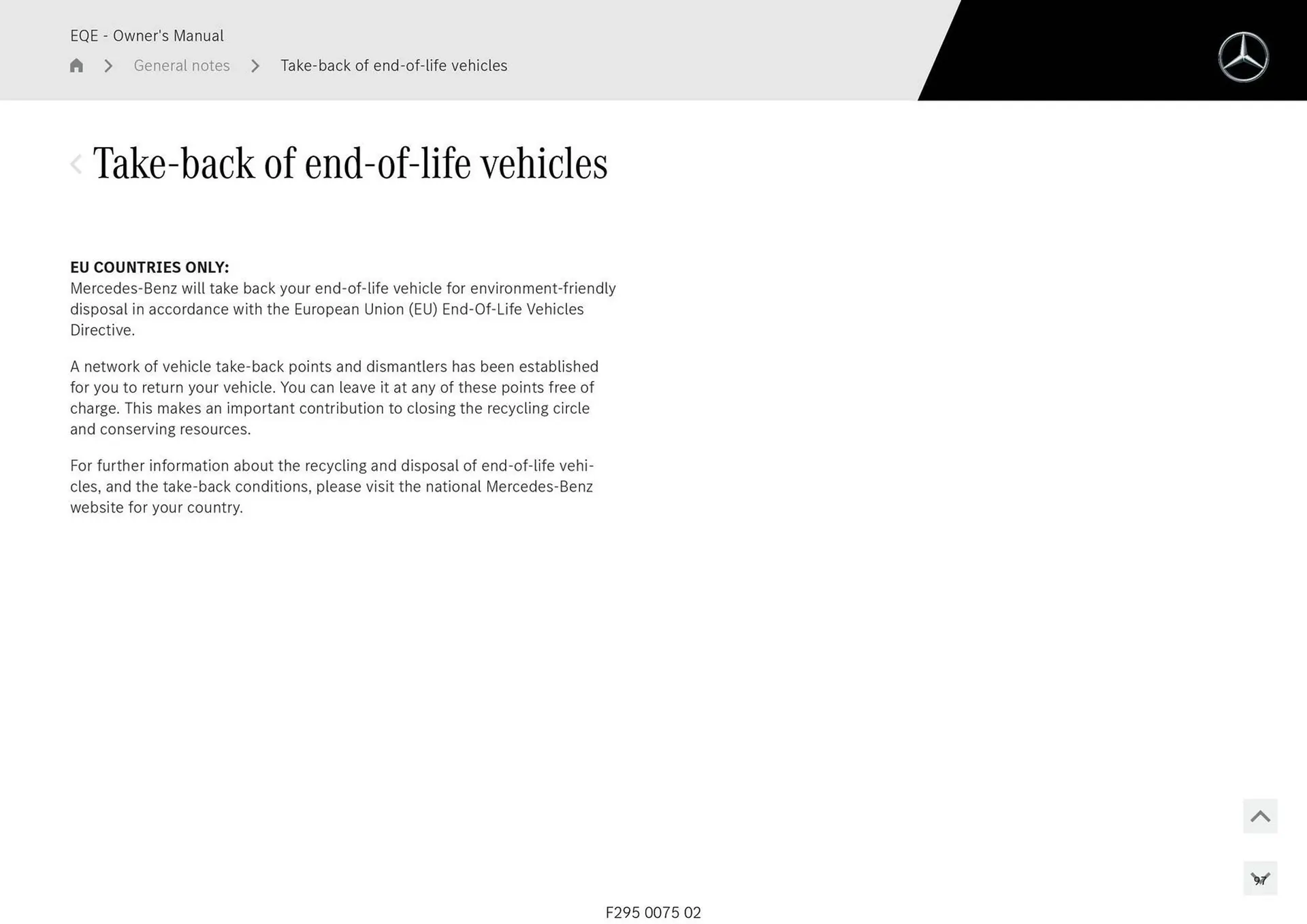 Mercedes-Benz catalogue - Catalogue valid from 11 September to 11 September 2025 - page 97