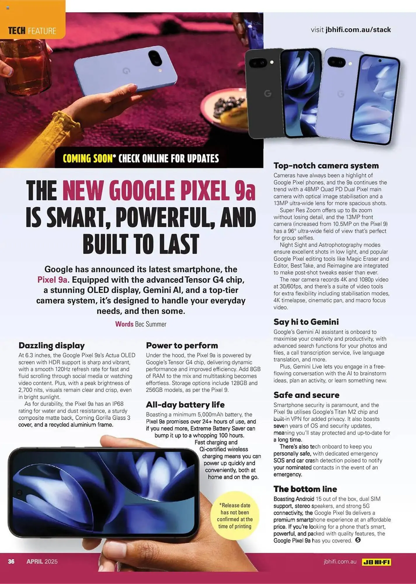 JB Hi-Fi catalogue - Catalogue valid from 1 April to 30 April 2025 - page 36